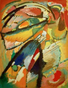 最後の審判天使 作： Wassily Kandinsky